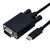 ROLINE USB Typ C - VGA Adapterkabel, ST/ST, 1 m
