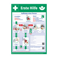 Anleitung Erste-Hilfe Plakatform Papier