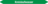 Mini-Rohrmarkierer - Kreislaufwasser, Grün, 1.2 x 15 cm, Polyesterfolie, Seton