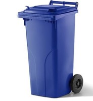 Kunststoffcontainer 120 l 2-Rad Blau