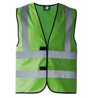 Korntex Hi-Vis Safety Vest With 4 Reflective Stripes Hannover KX140 3XL Green