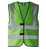 Korntex Hi-Vis Safety Vest With 4 Reflective Stripes Hannover KX140 M Green