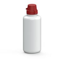 Artikelbild Trinkflasche "School", 1,0 l, weiß/rot