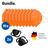 Artikelbild Masque respiratoire "Colour" FFP2 NR, kit de 10 + Support pour masque „casque“, kit de 2, orange/noir