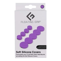 SOFT SILICON COVERS BY FLOATING GRIP TO COVER FLOATING GRIP WALL MOUNTS - PURPLE (ELECTRONIC GAMES)