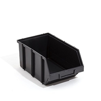 PATROL BACS DE RANGEMENT EN POLYPROPYLÈNE NOIR TAILLE 3 350 X 210 X 160 MM PATROL GROUP MODULBOX