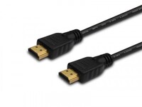 Kabel HDMI v1.4 czarny, 4Kx2K, 1,8m, wielopak 10 szt.,CL-121