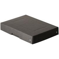 PURE Box Black A5 40 mm Füllhöhe. Pappe, Farbe: schwarz, max. Aufbewahrungsmenge: 500 Blatt. 180 mm x 250 mm, Packungsmenge: 1
