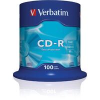 CD-R Verbatim 700MB 100pcs Pack 52x Spindel retail