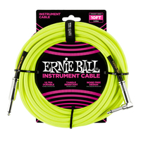 Ernie Ball P06080 Audio-Kabel 3,05 m 6.35mm Gelb