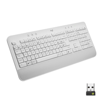 Logitech Signature K650 Tastatur Bluetooth QWERTY Spanisch Weiß