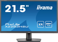 iiyama ProLite X2283HSU-B1 computer monitor 54.6 cm (21.5") 1920 x 1080 pixels Full HD LCD Black