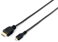 Equip 119309 kabel HDMI 1 m HDMI Typu A (Standard) HDMI Typu D (Micro) Czarny