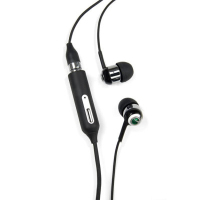 Sony Stereo Portable Handsfree HPM-77 Zestaw słuchawkowy Czarny, Srebrny