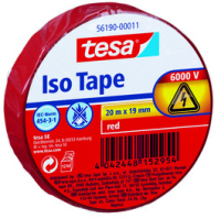 TESA 56190-00011 Tonbandkassette 20 m Rot