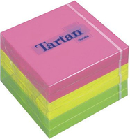 3M 7676N karteczka samoprzylepna Kwadrat Zielony, Różowy, Żółty 100 ark. Samoprzylepny