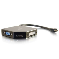 C2G Mini DisplayPort to HDMI, VGA, or DVI Adapter Converter - Black