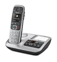 Gigaset E560A téléphone Téléphone DECT Identification de l'appelant Noir, Argent