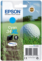 Epson Golf ball C13T34724010 tintapatron 1 dB Eredeti Nagy (XL) kapacitású Cián