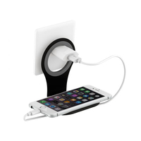 XLayer 211761 Halterung Passive Halterung Handy/Smartphone Schwarz, Grau