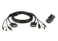 ATEN 1,8 M USB DVI-D Dual-Link Secure KVM Kabel-Set
