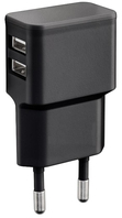 Microconnect PETRAVEL44B mobile device charger Universal Black AC Indoor