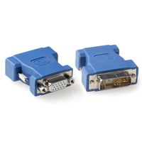 ACT AB3750 cambiador de género para cable DVI-A 15-HD D-sub Azul