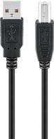 Goobay USB 2.0 Hi-Speed-Kabel, schwarz, 5m