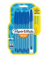 Papermate InkJoy 100 ST Blauw Stick balpen Medium 8 stuk(s)