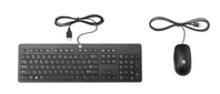HP 928517-041 keyboard Mouse included USB QWERTZ German Black