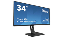 iiyama ProLite XUB3493WQSU-B1 computer monitor 86,4 cm (34") 3440 x 1440 Pixels UltraWide Quad HD LED Zwart