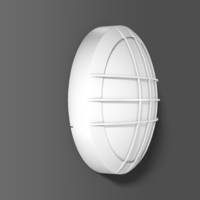 RZB Rounded Maxi Wand-/Deckenbeleuchtung für den Außenbereich LED E