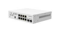 Mikrotik CSS610-8G-2S+IN łącza sieciowe Gigabit Ethernet (10/100/1000) Obsługa PoE Biały
