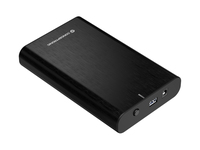 Conceptronic DANTE02B behuizing voor opslagstations HDD-/SSD-behuizing Zwart 2.5/3.5"