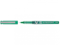 Pilot Hi-Tecpoint V5 Csiptetős behuzható toll Zöld 1 dB