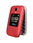 Telefunken S560 7,11 cm (2.8") 109 g Rojo Teléfono para personas mayores
