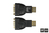 Alcasa DP-AD12 tussenstuk voor kabels DisplayPort VGA (D-Sub) Zwart