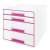 Leitz 52131023 desk drawer organizer Metallic,Pink