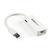 StarTech.com USB 3.0 Gigabit Ethernet Lan Adapter mit USB Port - Weiß