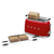 Smeg TSF02RDEU Toaster 4 Scheibe(n) 1500 W Rot