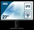 AOC 75 Series I2775PQU LED display 68,6 cm (27") 1920 x 1080 Pixel Full HD Schwarz