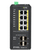 Zyxel RGS200-12P Vezérelt L2 Gigabit Ethernet (10/100/1000) Ethernet-áramellátás (PoE) támogatása Fekete