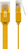 Goobay CAT 6 Flat Patch Cable, U/UTP, yellow, 2 m