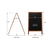 Europel 356241 schoolbord/toebehoren Zwart, Hout MDF, Grenenhout