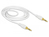 DeLOCK 85548 Audio-Kabel 1 m 3.5mm Weiß