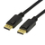 LogiLink CV0120 DisplayPort-Kabel 2 m Schwarz