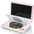 Lenco DVP-920PK Tragbarer DVD-/Blu-Ray-Player Tragbarer DVD-Player Cabrio 22,9 cm (9") 800 x 480 Pixel Pink, Weiß