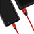 LogiLink CU0148 USB kábel 1 M USB 2.0 USB A USB C Fekete, Vörös