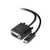 ALOGIC ELUCDV-01RBLK adaptador de cable de vídeo 1 m USB Tipo C DVI Negro