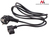 Maclean MCTV-803 kabel zasilające Czarny 3 m